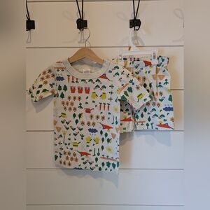 Hanna Andersson Gardening Shorts Pajamas, 6-7